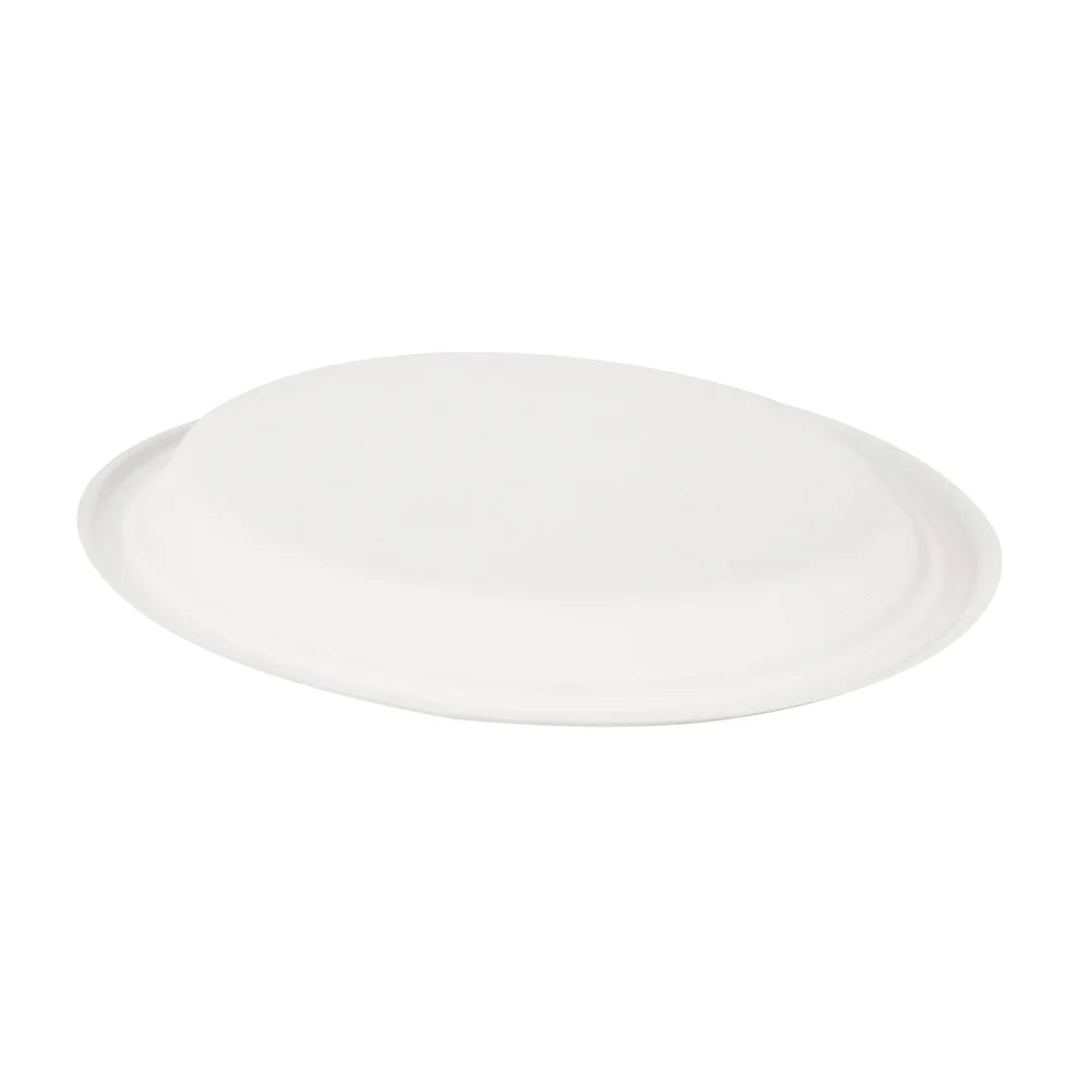 Oval Plate – Biodegradable Rice Straw Plate